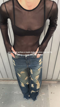 Stories de Body Tule Strass Angel