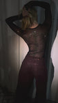 Stories de Body Tule Strass Esqueleto