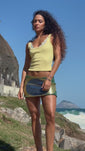 Stories de Mini Saia Paetês Brasil