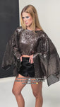 Stories de Disco Cape Blouse